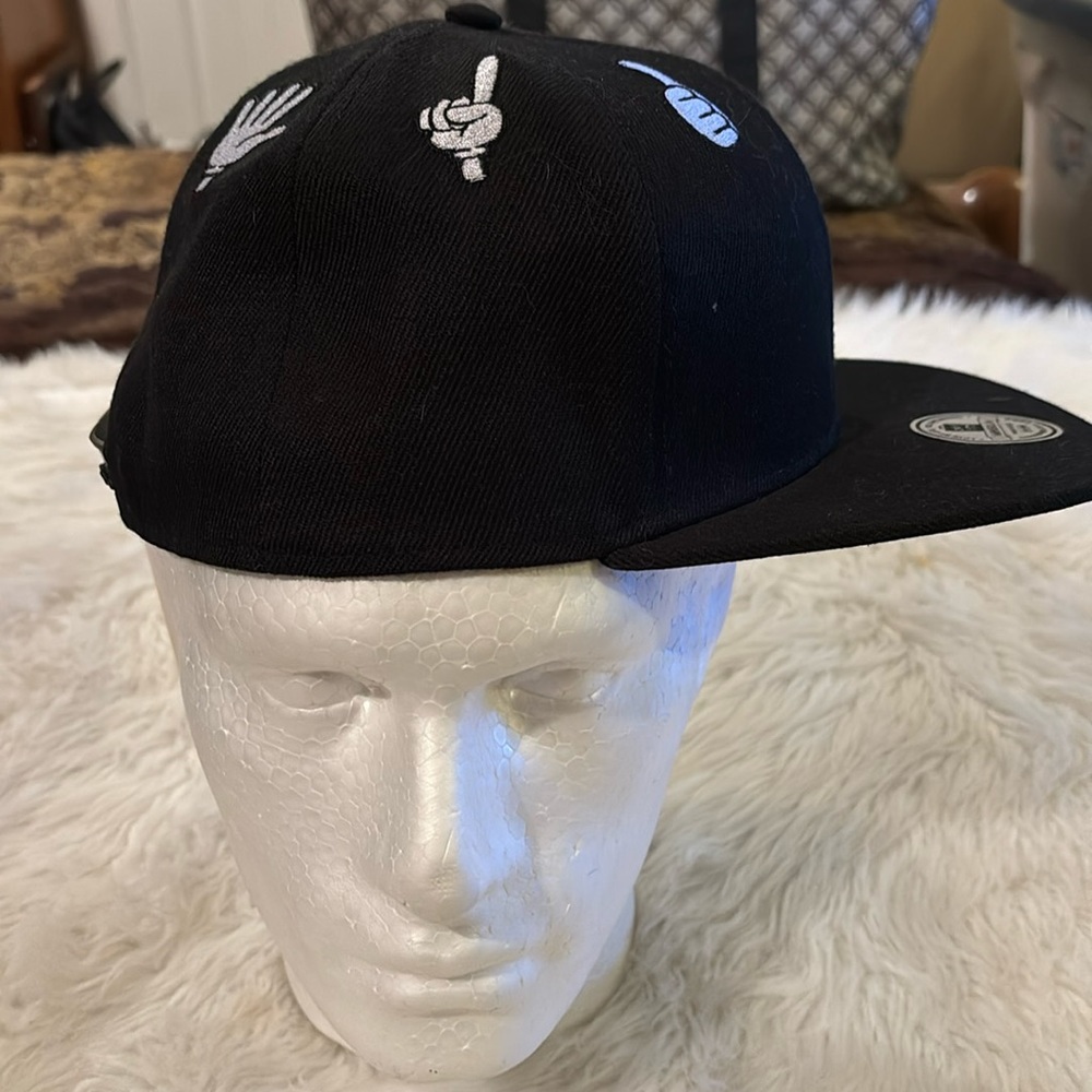 Miniso SnapBack Cap with Hand Signals/NWT